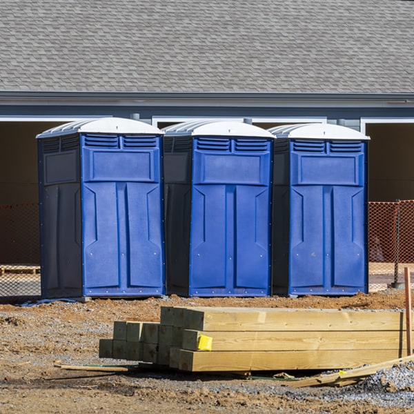 can i customize the exterior of the portable restrooms with my event logo or branding in Dobbs Ferry NY